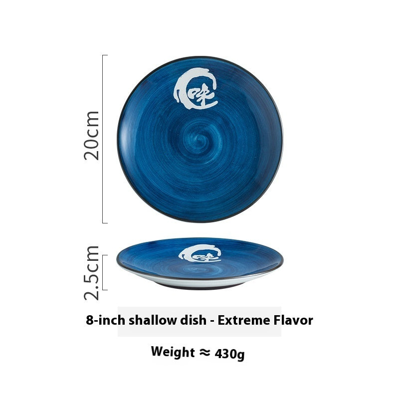 Creative Ceramic Round Household Plate