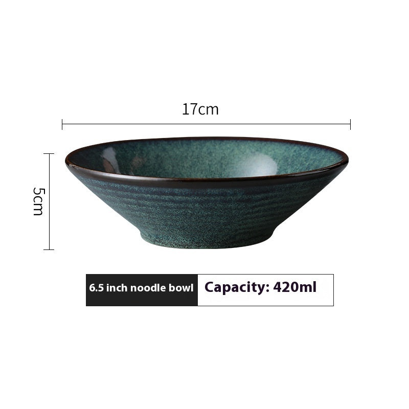 Creative Retro Style Ceramic Plate Bowl