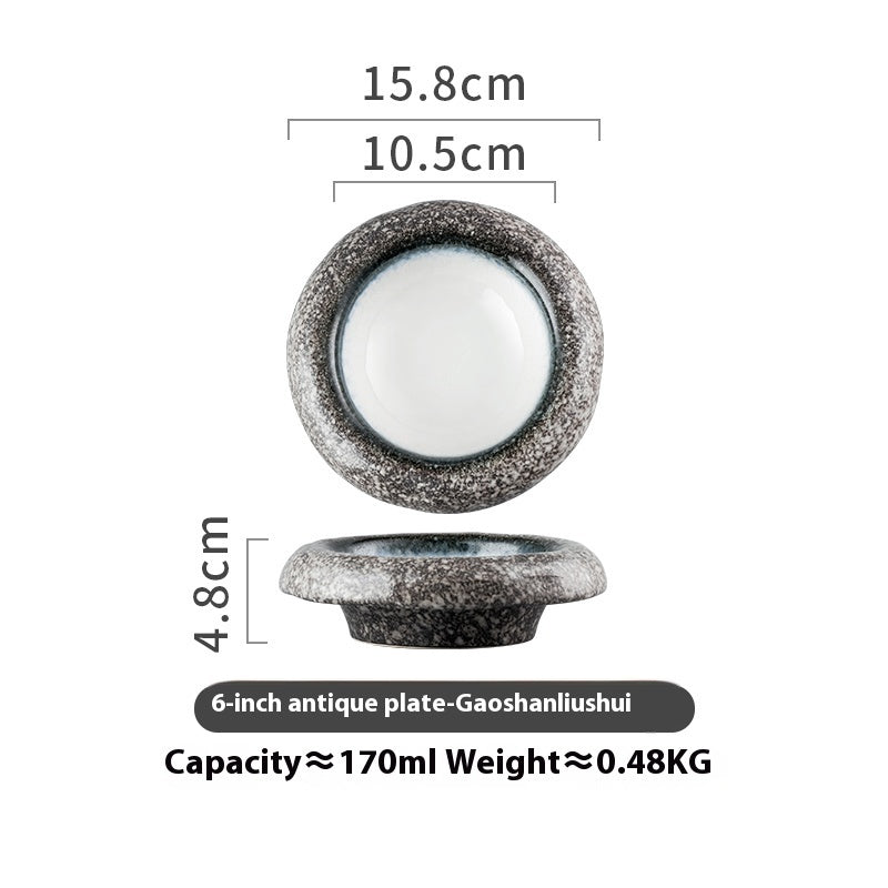 Creative Ceramic Retro Bowl Plate