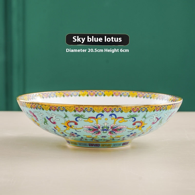 Classic Deep Ceramic Soup Plate