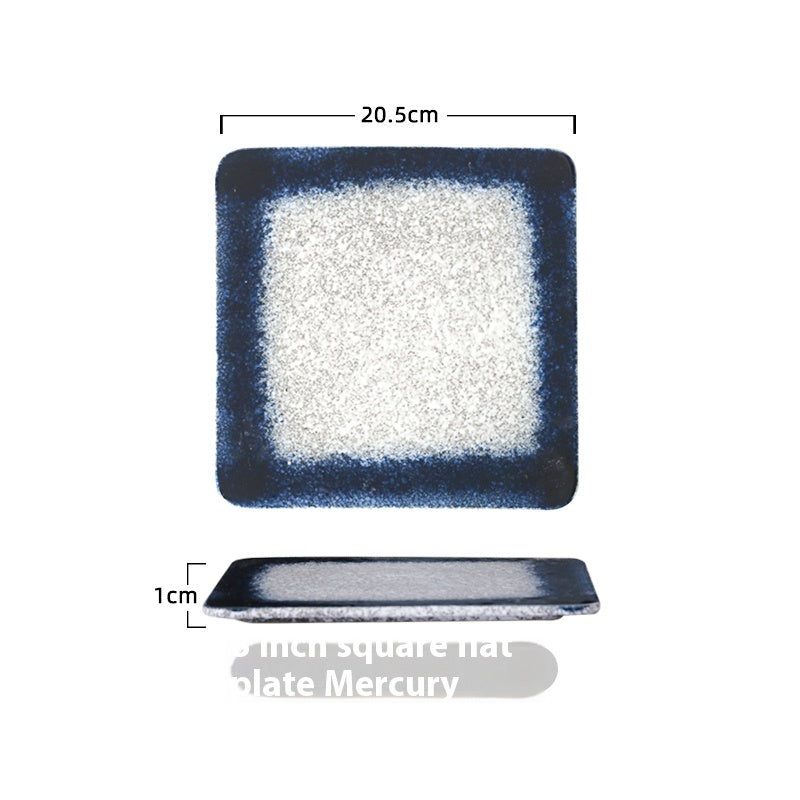 Ceramic Tableware Square Plate Dish