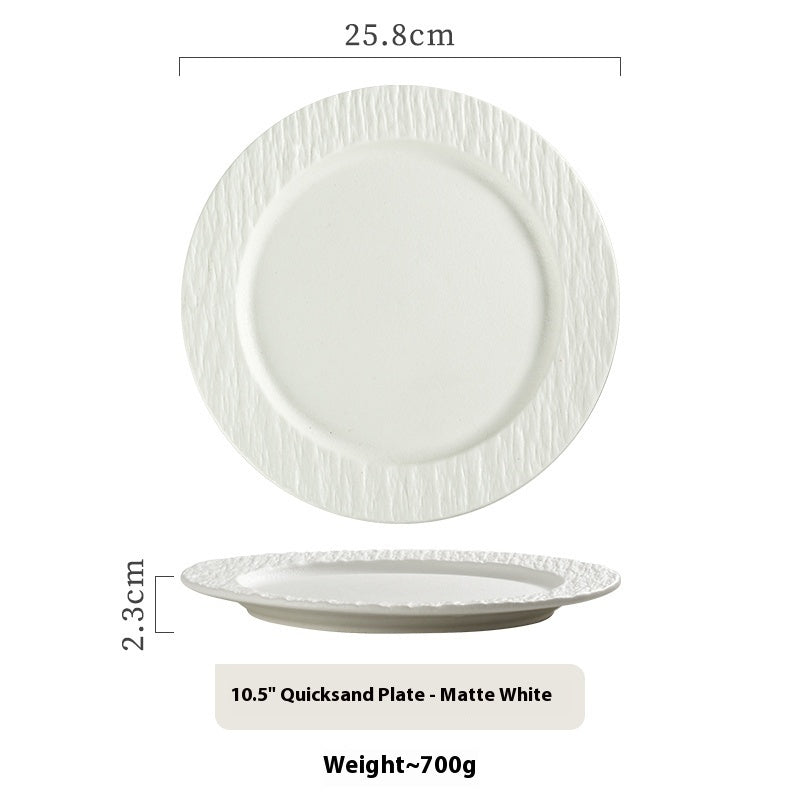 Elegant Creative Ceramic Round Plate