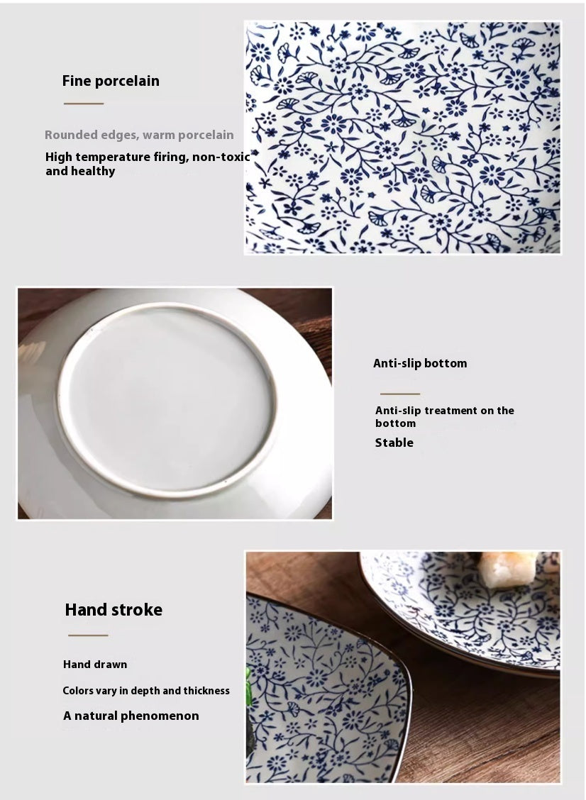 Ceramic Square Rounded Corner Dish