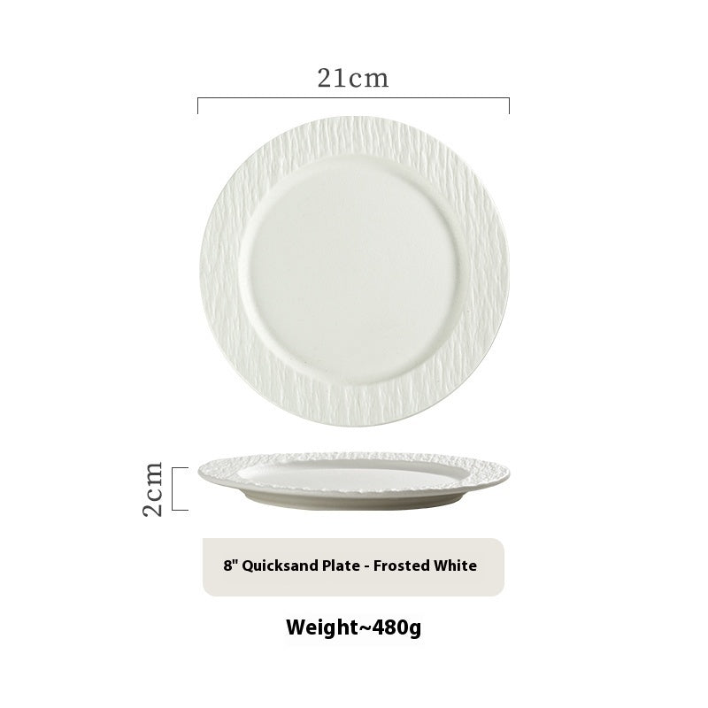 Elegant Creative Ceramic Round Plate