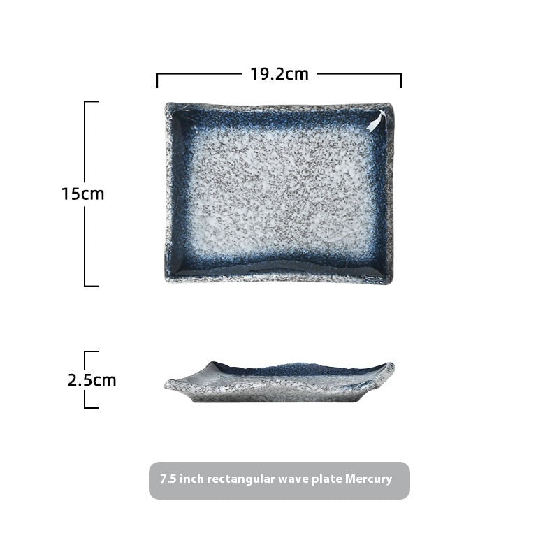 Creative Rectangular Food Dessert Tableware