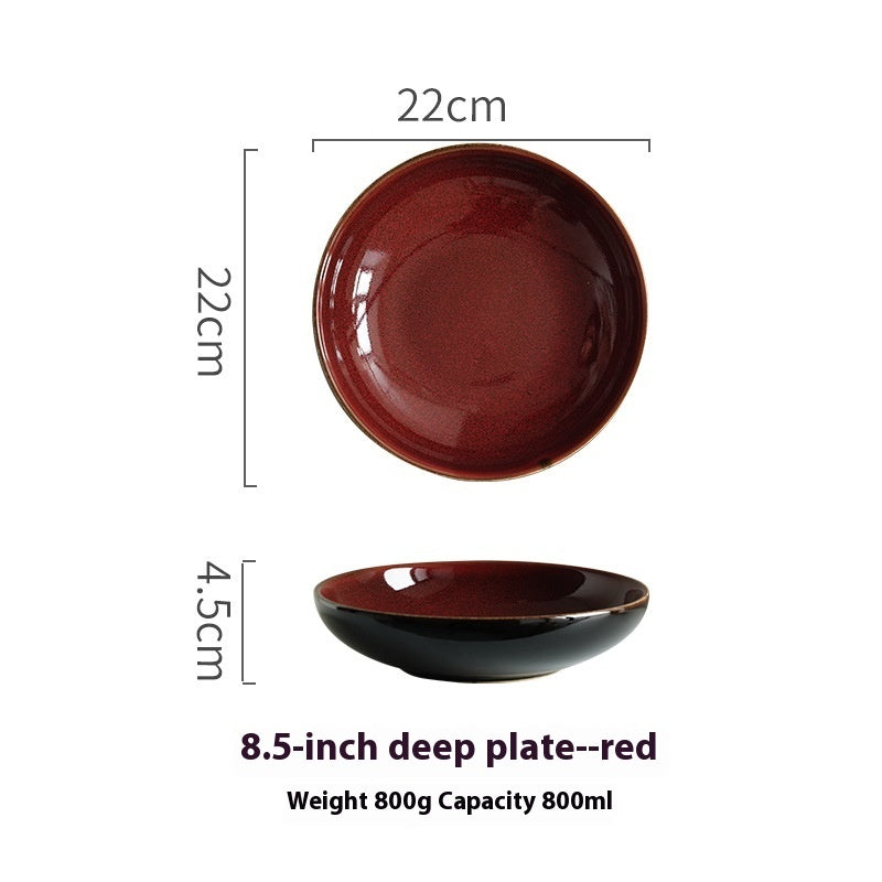 Homemade Underglaze Creative Plate