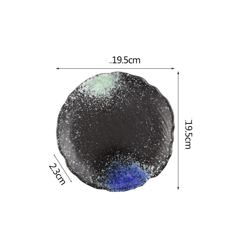 Elegant Creative Ceramic Oval Flat Plate