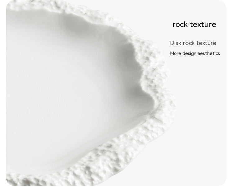 Stone Pattern Ceramic Plate