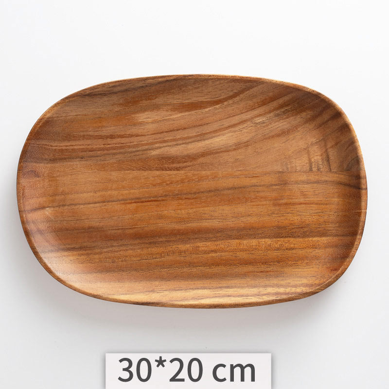 Wooden Irregular Shape Plate
