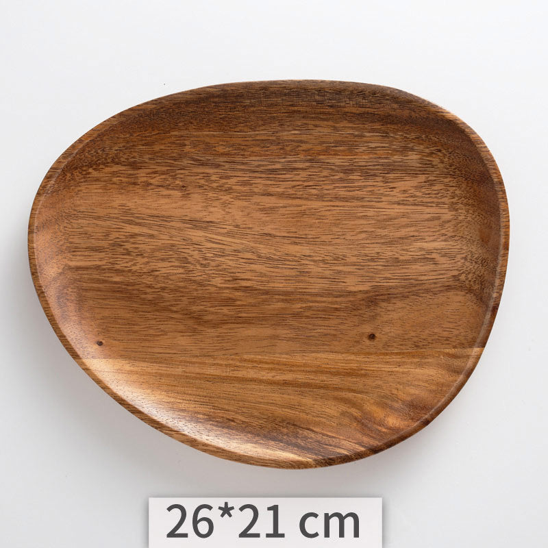 Wooden Irregular Shape Plate