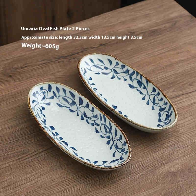 Long Oval Classic Deep Plate