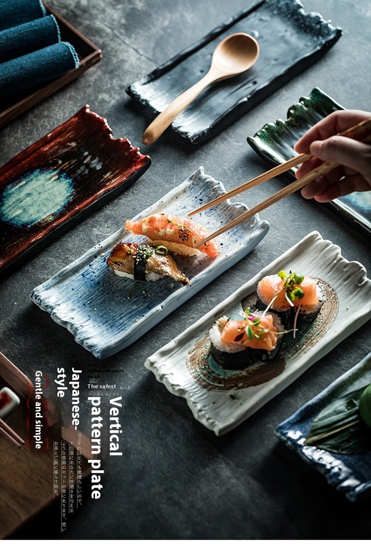 Large Western Specialty Ceramic Flat Plate