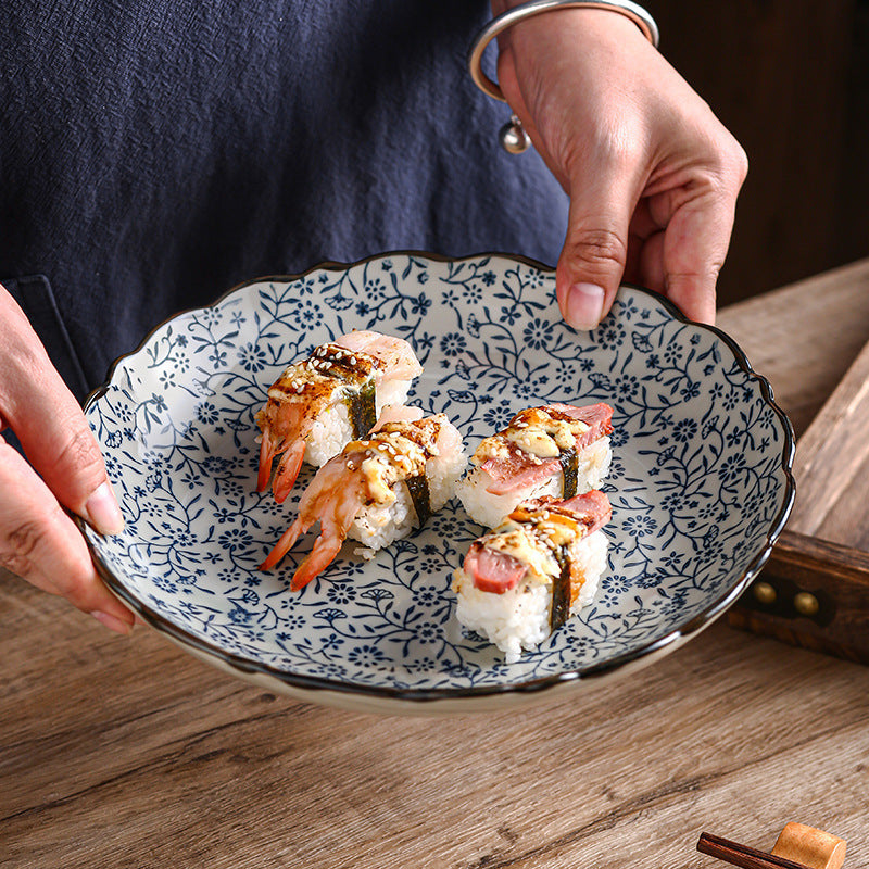 Cuisine Sushi Plate Porcelain Dinner Plate
