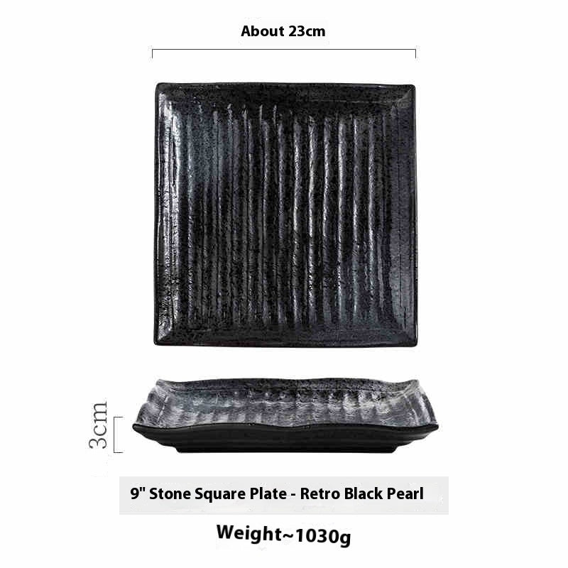Simple Style Good-looking Square Ceramic Flat Plate