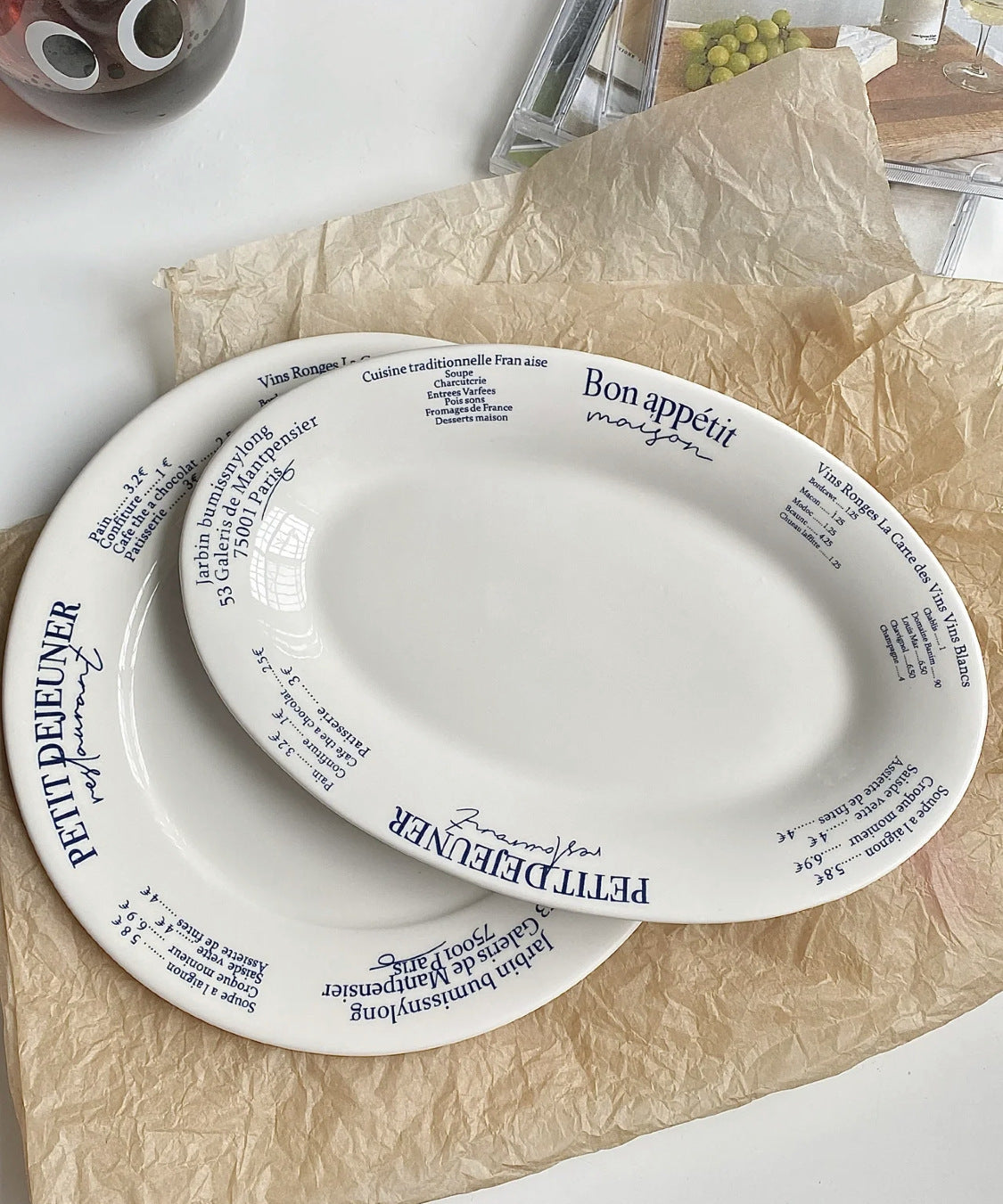 Ceramic Round Flat Plate