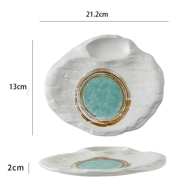 Creative Japanese  Ceramic Shaped Plate