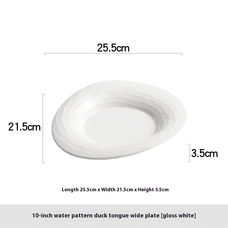 Special-shaped Western Irregular Creative Plate