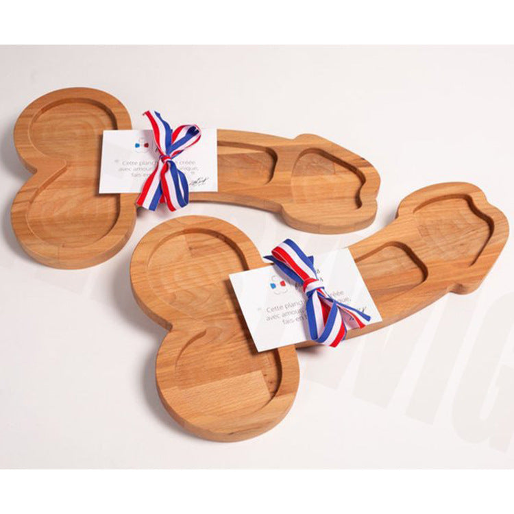 Funny Wooden Party Plate