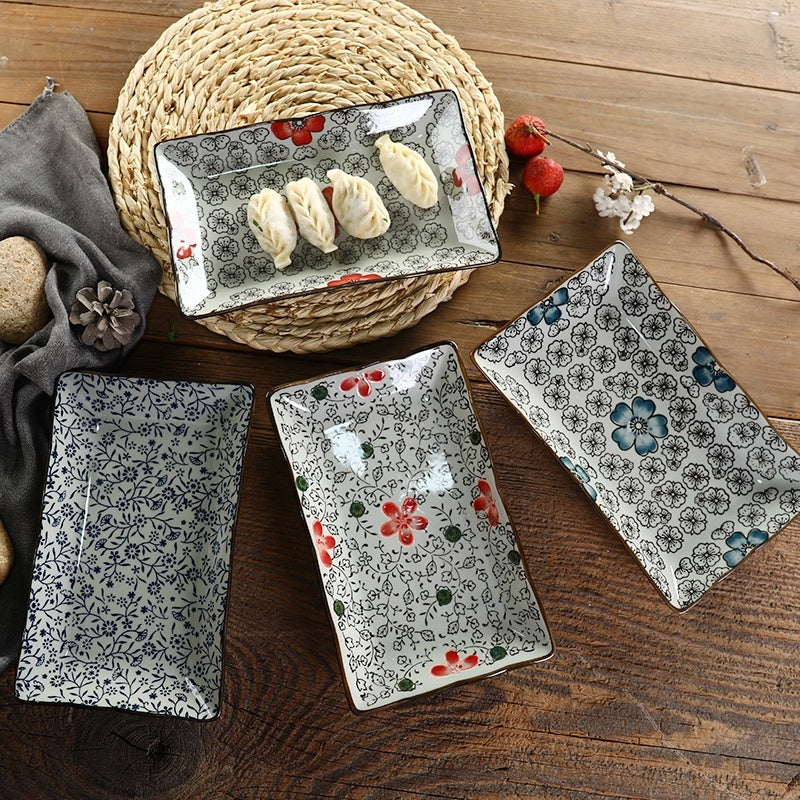 Sushi Creative Ceramic Rectangular Plate