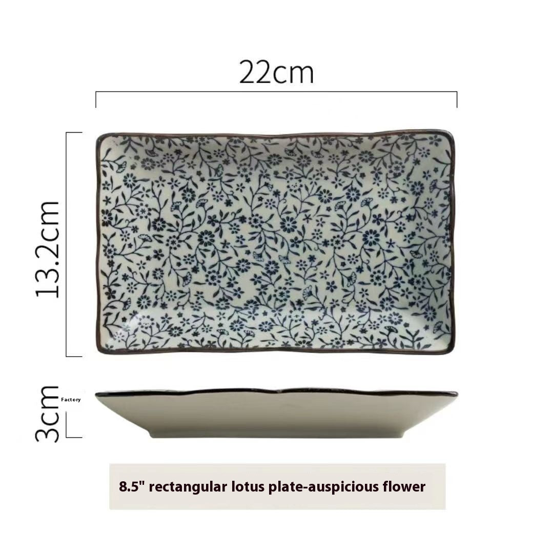 Sushi Creative Ceramic Rectangular Plate