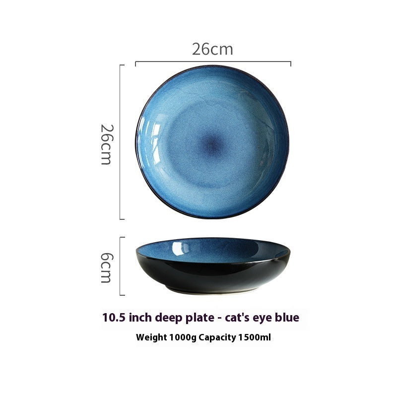 Homemade Underglaze Creative Plate