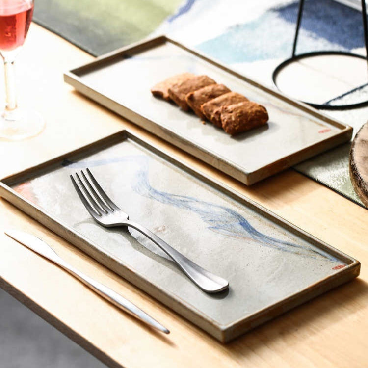 Handmade Ceramic Creative Retro Plate