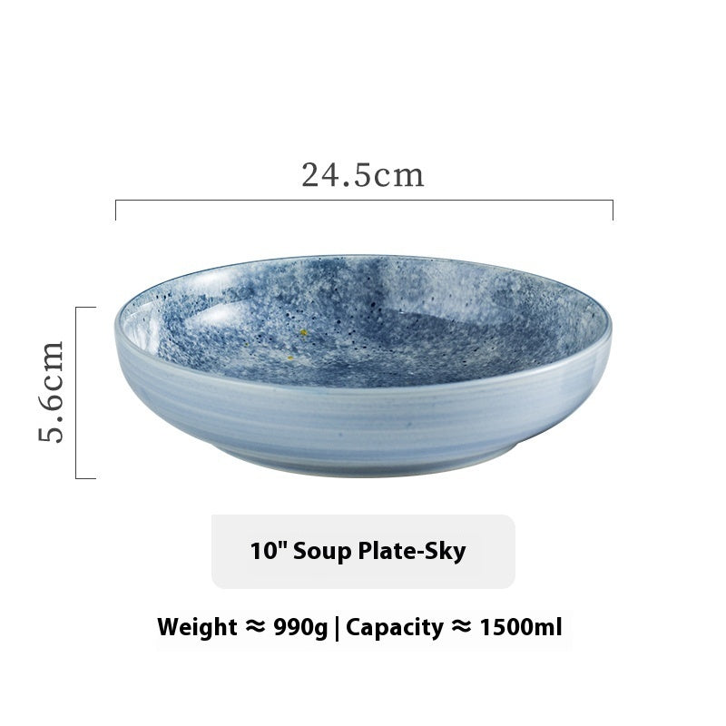 Household Ceramic Soup Western Cuisine Plate