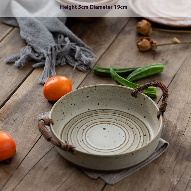 Retro Creative Ceramic Plate