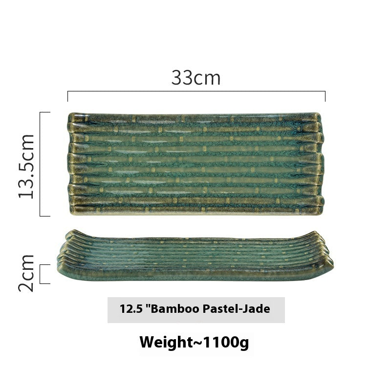 Creative Ceramic Strip Flat Plate