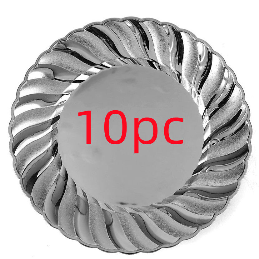 Plastični okrugli tanjur