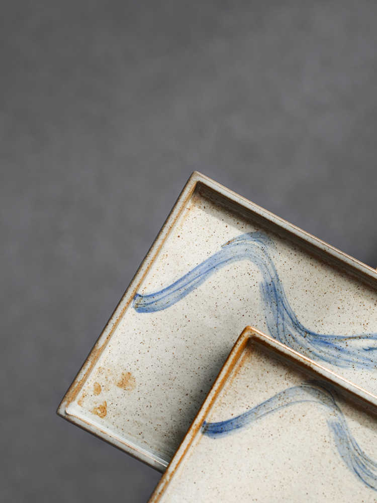 Handmade Ceramic Creative Retro Plate