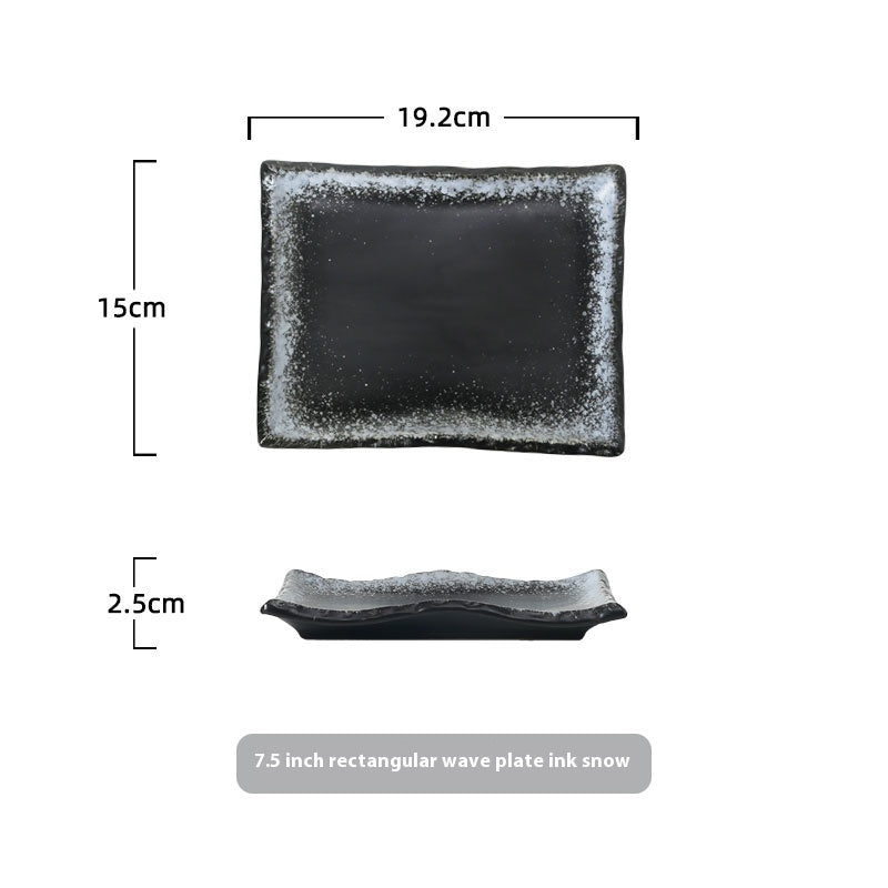 Creative Rectangular Food Dessert Tableware