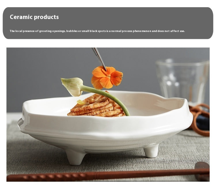 Creative Ceramic White Tableware