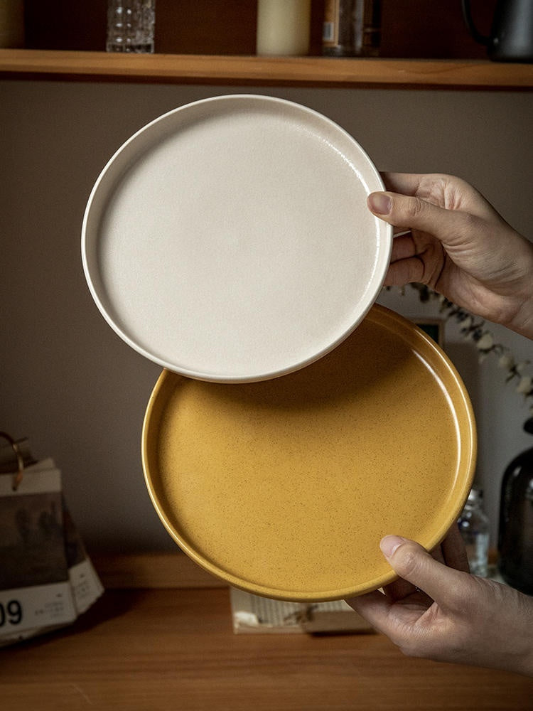 Nordic Style Ceramic Round Plate