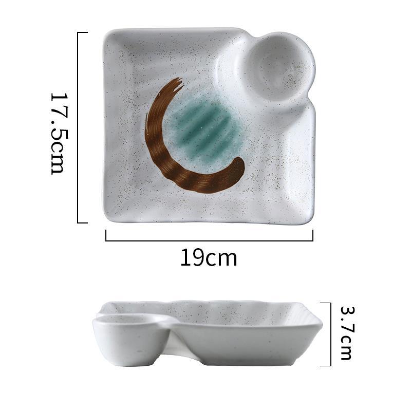 Creative Japanese  Ceramic Shaped Plate