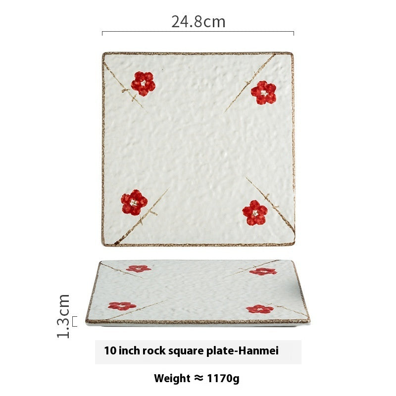 Ceramic Creative Square Sushi Plate