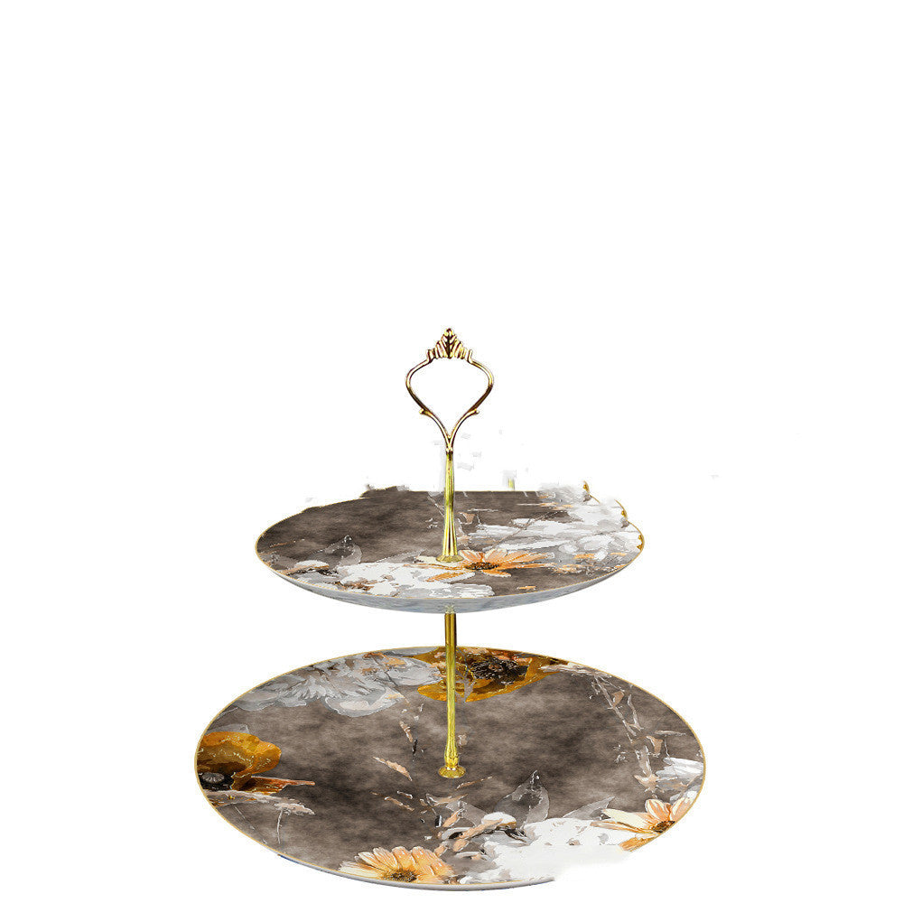 Creative Ceramic Household Flower Dinner Plate