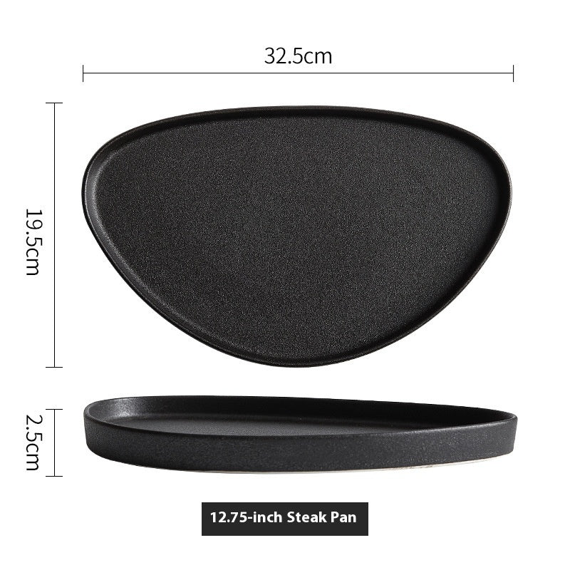 Ceramic Round Triangle Plate