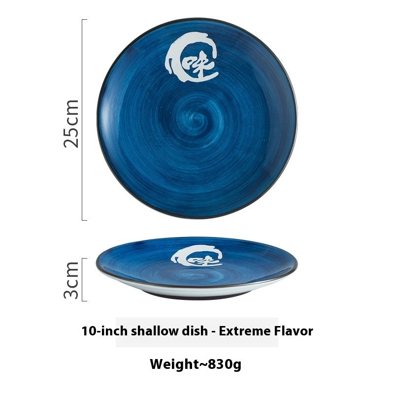 Creative Ceramic Round Household Plate