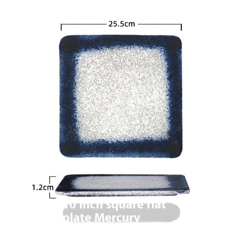 Ceramic Tableware Square Plate Dish