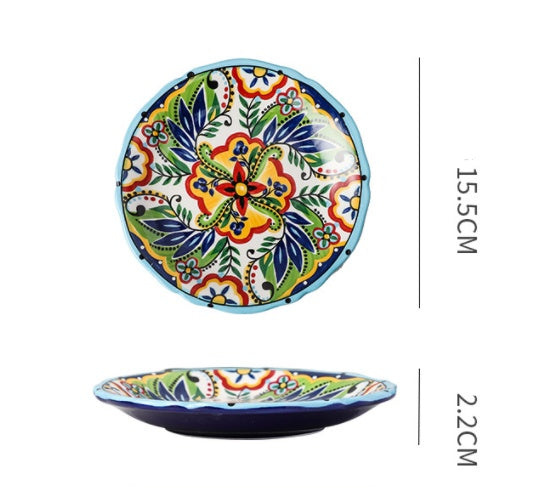 Underglaze Ceramic Tableware Household Dishes