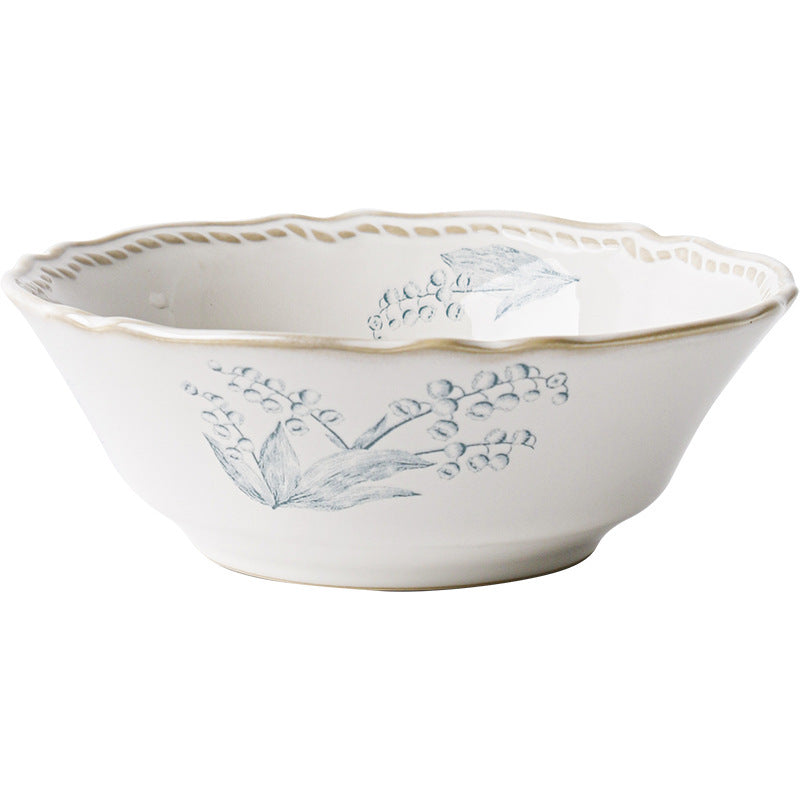 Ceramic Retro Round Plate