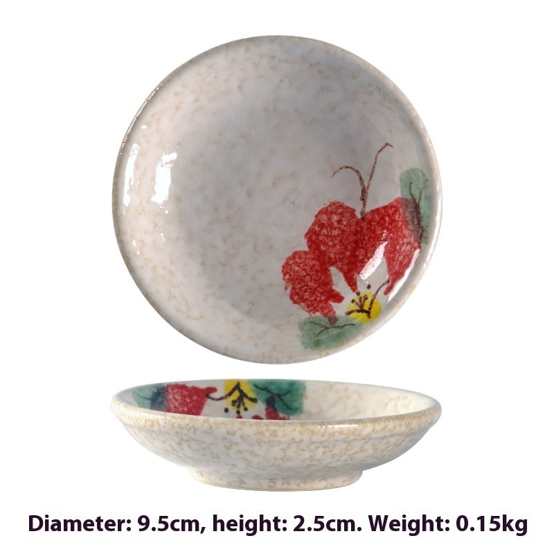Simple Style Round Ceramic Plate