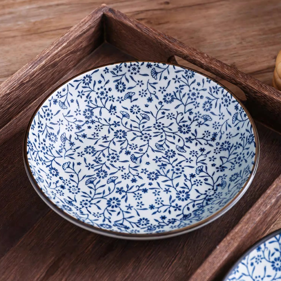 Retro Style Ceramic Plate