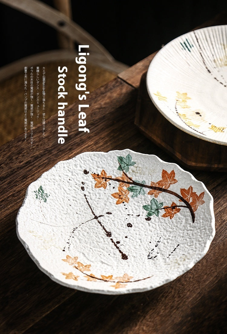 Creative Flower Household Ceramic Tableware Plate